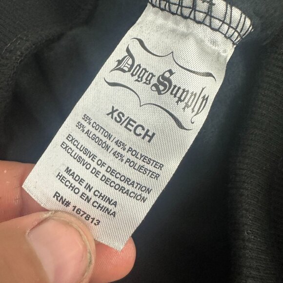 Dogg Supply Varsity Joggers By Snoop Dogg Black XS Logo Print - Picture 8 of 12